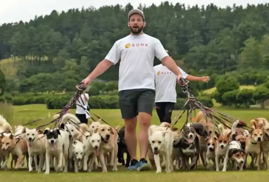 کتےرکھنے والے شخص نے انوکھا عالمی ریکارڈ قائم کر دیا 1 کتےرکھنے والے شخص نے انوکھا عالمی ریکارڈ قائم کر دیا