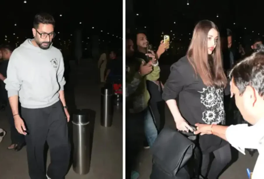 ابھیشیک اور ایشوریہ کی ایک ساتھ ایئرپورٹ آمد 1 ابھیشیک اور ایشوریہ کی ایک ساتھ ایئرپورٹ آمد