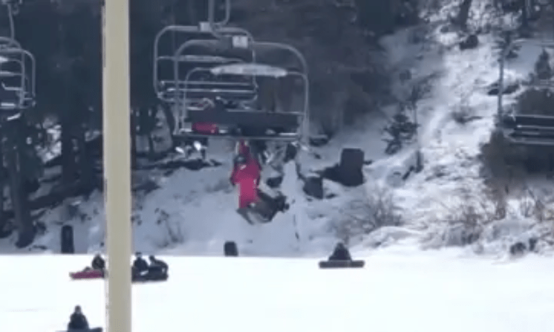 40 فٹ کی بلندی سے گرنے والی لڑکی کی حیران کن ویڈیو وائرل