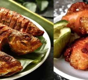 ہوٹل سے چور پکوڑے، مچھلی، رائتہ اور سلاد لے گئے