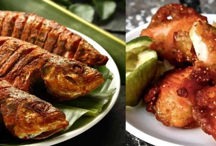 ہوٹل سے چور پکوڑے، مچھلی، رائتہ اور سلاد لے گئے