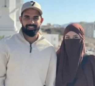 شاداب خان نے اپنی اہلیہ کیلیے پیاربھرا پیغام شیئرکردیا