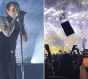 براشگون نامی بینڈ کا کنسرٹ، چھت پرستاروں پرآگئی