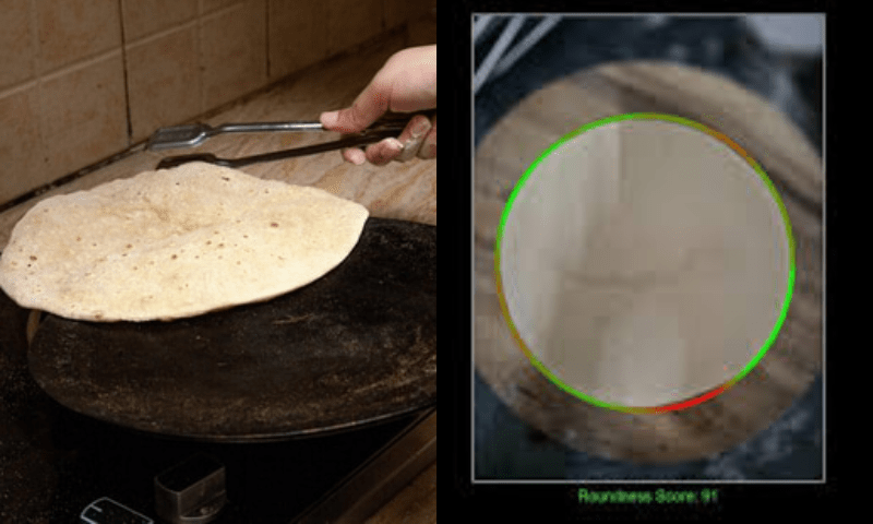 طالب علم نے گول روٹی بنانےکےلئےاےآئی سافٹ ویئر بنالیا