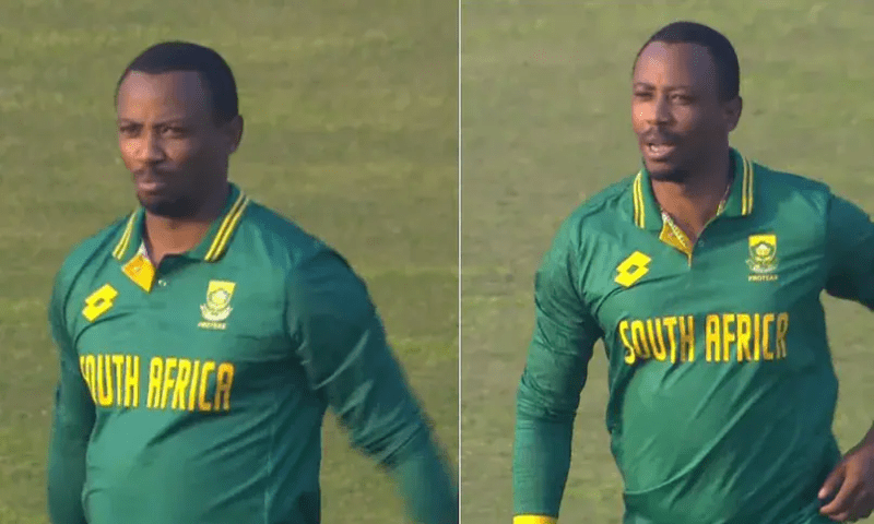 افریقی ٹیم کےکوچ فیلڈنگ کرنےمیں خودمیدان میں آگئے