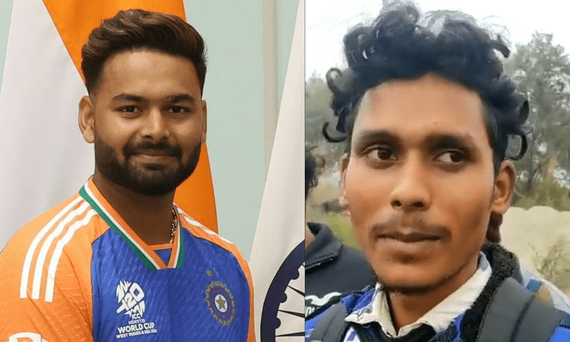 ہندوستانی کرکٹر رشبھ پنت کی زندگی بچانے والے آدمی نے زہرکھالیا