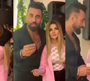 راکھی ساونت کودودی خان نےانگوٹھی پہنادی