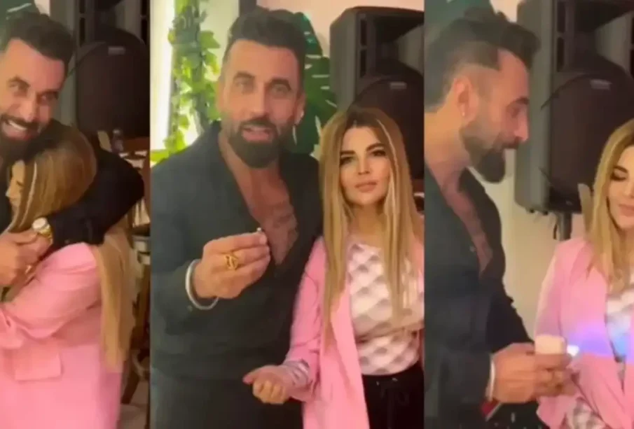 راکھی ساونت کودودی خان نےانگوٹھی پہنادی 1 راکھی ساونت کودودی خان نےانگوٹھی پہنادی