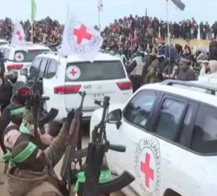 حماس نےاسرائیلیوں کی لاشیں ریڈکراس کےحوالےکردیں 1 حماس نےاسرائیلیوں کی لاشیں ریڈکراس کےحوالےکردیں