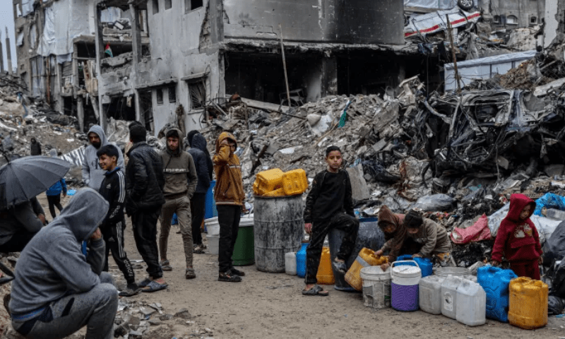 اسرائیل کی جانب سےغزہ میں امدادی سامان کی ترسیل پرپابندی