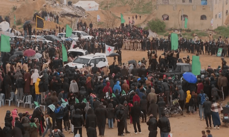 غزہ : قیدیوں کے رہائی کےمقام سےاسرائیلی جاسوسی آلات برآمد