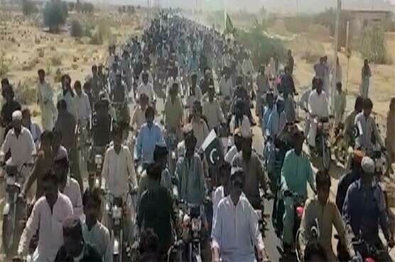 یوم پاکستان پرڈیرہ بگٹی میں شاندارریلی کاانعقاد