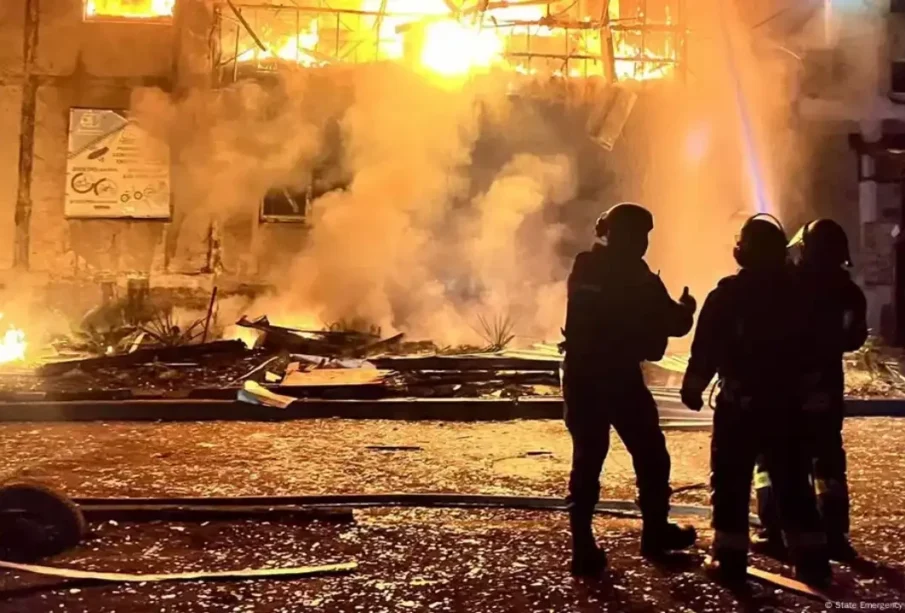 روس کایوکرین پرڈرون حملہ ، 7افرادہلاک