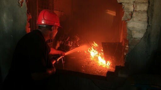 کراچی ؛ آئل ریفائنری کےقریب گیس پائپ لائن میں آگ بھڑک اٹھی