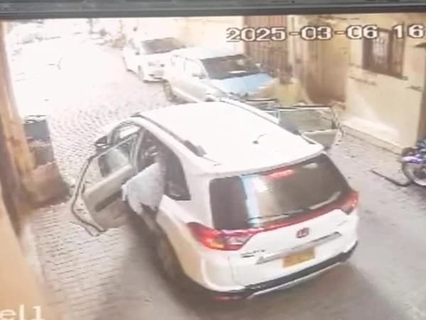 کار سوارفیملی سےلوٹ مارسوشل میڈیاپروائرل