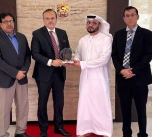 صدر چیمبر آف کامرس کی اماراتی قونصل خانے کراچی کا دورہ