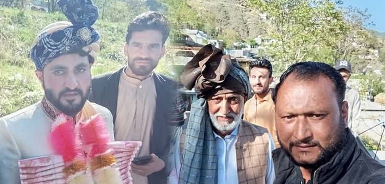 باپ اور بیٹا ایک ساتھ دولہا بن گئے