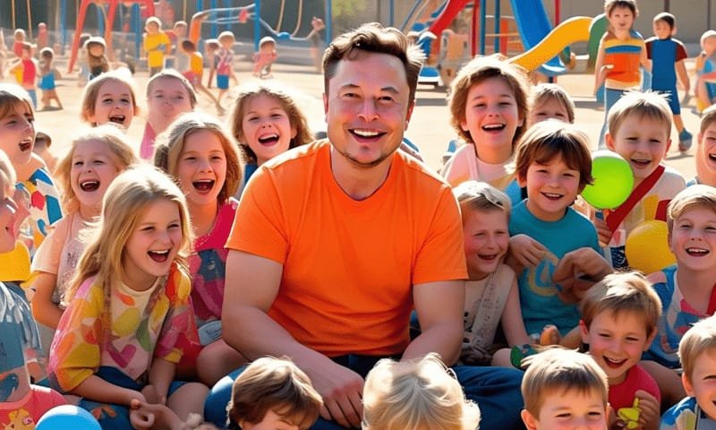 ایلون مسک کے بچوں کی تعداد سو سے بھی زیادہ