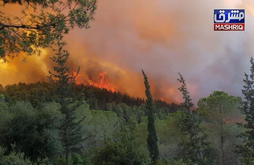 اسرائیل کے دارالحکومت میں پراسرار آگ لگ گئی