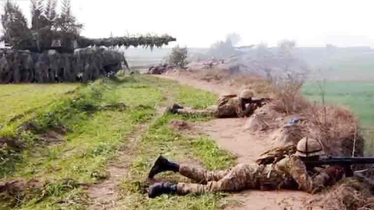 پاک فوج کی جنگی مشقیں زور و شور سے جاری