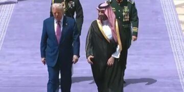 صدر ٹرمپ اہم دورے پر سعودی عرب پہنچ گئے