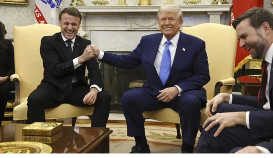 بیوی سے تھپڑ کھانے پر ٹرمپ کا میکرون کو انوکھا مشورہ