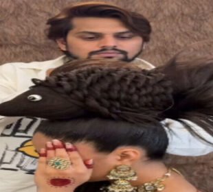 دلہن کا فش ہئیر اسٹائل سوشل میڈیا پر وائرل