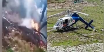 انڈیا میں ایک اور جہاز گر کر تباہ