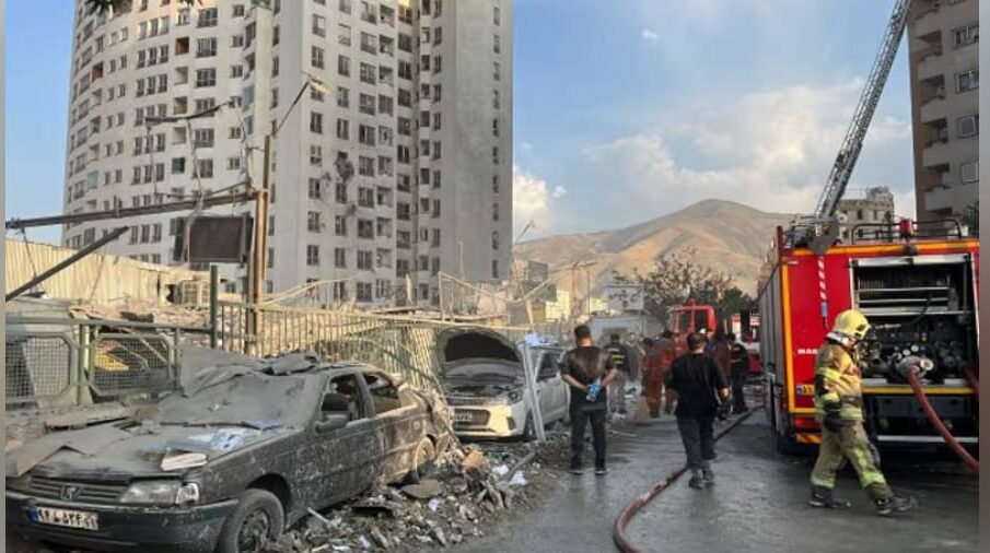 اسرائیل کا ایران کے شہر تہران پر حملہ