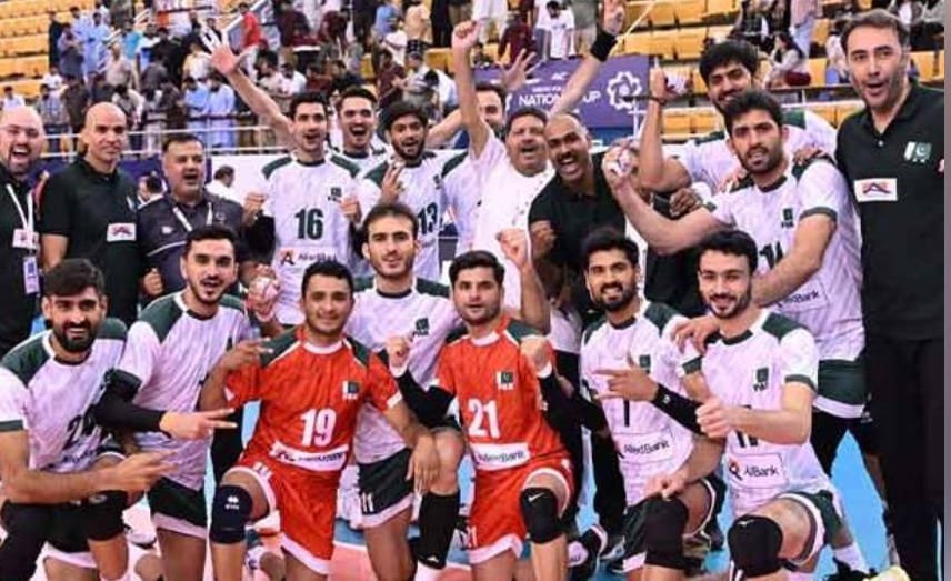 نیشنز کپ والی بال کا فائنل اج بحرین اور پاکستان کے درمیان ہوگا