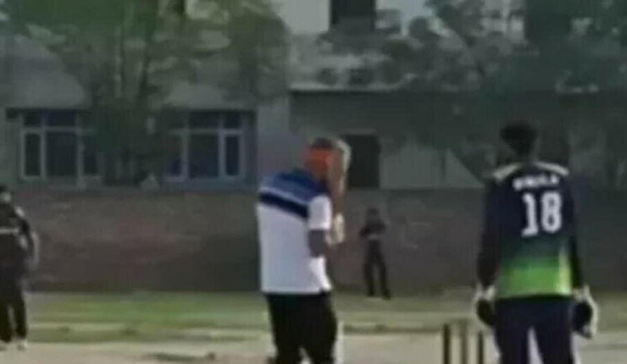 چھکا مارنے کے بعد کرکٹر کی موت