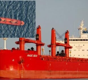 اسرائیل جانے والا بحری جہاز حوثی باغیوں نے بحیرہ احمر میں غرق کر دیا 8 اسرائیل جانے والا بحری جہاز حوثی باغیوں نے بحیرہ احمر میں غرق کر دیا