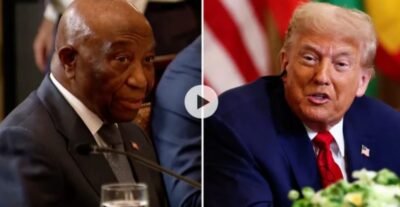 صدر ٹرمپ بھی لائبیریا صدر کے انگریزی بولنے پر حیران