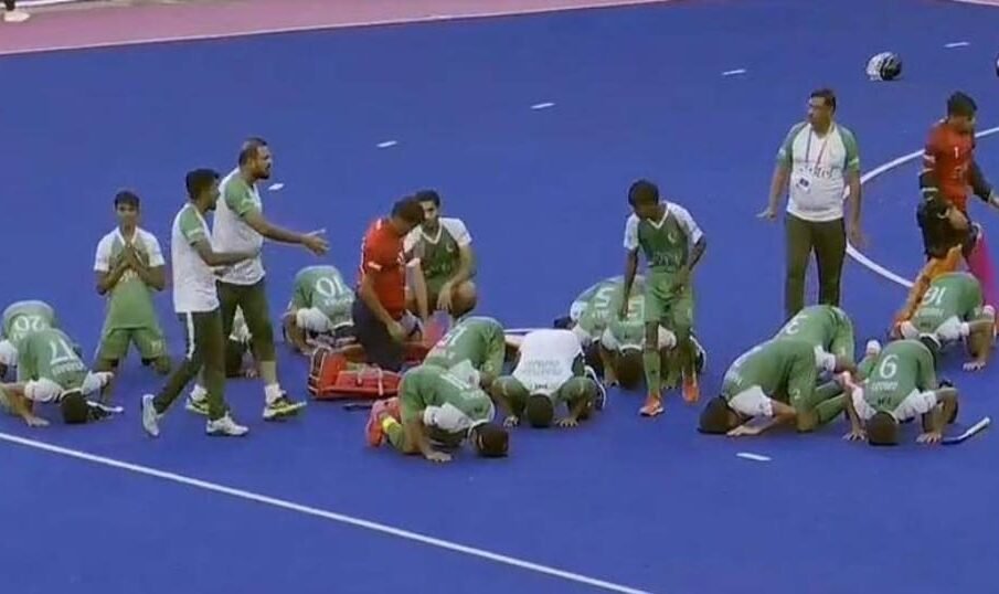 پاکستان انڈر 18 ہاکی ٹیم ایشیا کپ کے فائنل میں پہنچ گئی