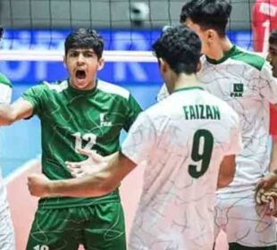 والی بال چیمپئن شپ میں پاکستان کی لگاتار چوتھی کامیابی