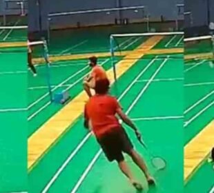 بیڈمنٹن کھیلتے ہوئے کھلاڑی ہارٹ اٹیک سے ہلاک