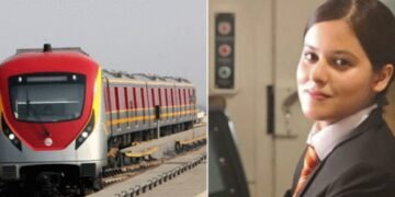 اورنج لائن ٹرین کی پہلی خاتون ڈرائیور