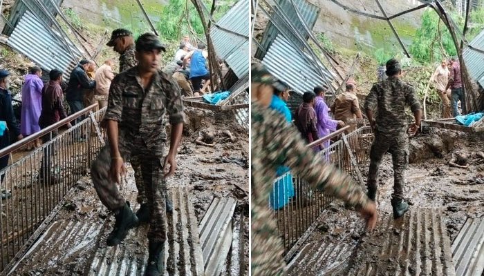 مقبوضہ کشمیر میں بارش اور لینڈ سلائیڈنگ سے 30 افراد جاں بحق