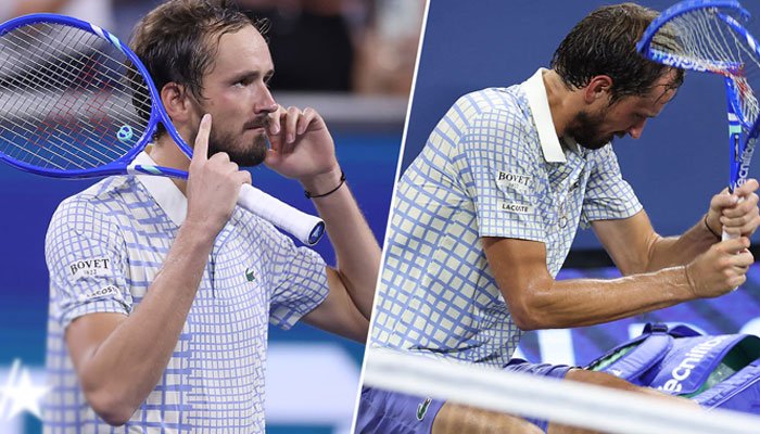 یوایس اوپن میں شکست کے بعد ریکٹ توڑنے پر روسی ٹینس کھلاڑی کو بھاری جرمانہ 1 یوایس اوپن میں شکست کے بعد ریکٹ توڑنے پر روسی ٹینس کھلاڑی کو بھاری جرمانہ