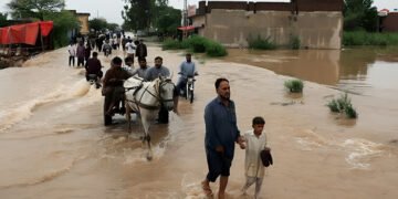 موسلا دار بارش ؛ گلیاں اوربازار ندی نالوں میں تبدیل