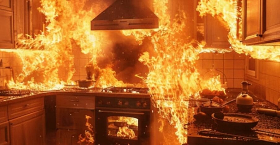 پریشر ککر نے گھر میں تباہی مچا دی