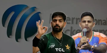 آئی سی سی کا ایکشن: حارث رؤف اور سوریا کمار پر جرمانہ 9 آئی سی سی کا ایکشن: حارث رؤف اور سوریا کمار پر جرمانہ