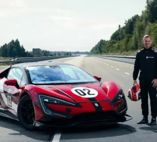 چین کی الیکٹرک ہائپر کار نے رفتار کا نیا عالمی ریکارڈ قائم کر دیا