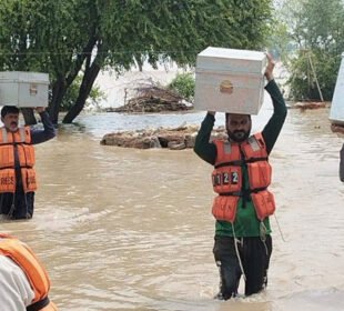 دریائے چناب میں اونچے درجے کا سیلاب، مظفرگڑھ کے کئی دیہات زیرِ آب
