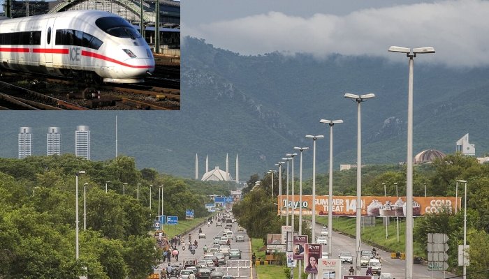 اسلام آباداورراولپنڈی کے درمیان تیزرفتار ٹرین کامنصوبہ