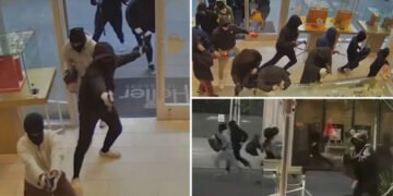 جیولری اسٹور پر حملہ، ڈاکو ایک ملین ڈالر کا زیور لے اڑے 16 جیولری اسٹور پر حملہ، ڈاکو ایک ملین ڈالر کا زیور لے اڑے