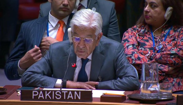 سلامتی کونسل میں خواجہ آصف کے پیچھے بیٹھی خاتون کون تھیں؟ وزارت خارجہ اور وزیر دفاع کی وضاحت