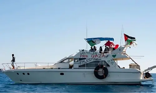 اسرائیلی وزیر بن گویر کا فلوٹیلا شرکاء سے متعلق سخت رویہ، جیل میں دہشت گردوں جیسا سلوک 1 اسرائیلی وزیر بن گویر کا فلوٹیلا شرکاء سے متعلق سخت رویہ، جیل میں دہشت گردوں جیسا سلوک