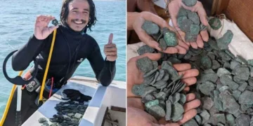 فلوریڈا کے ساحل پر صدیوں پرانا قیمتی خزانہ دریافت