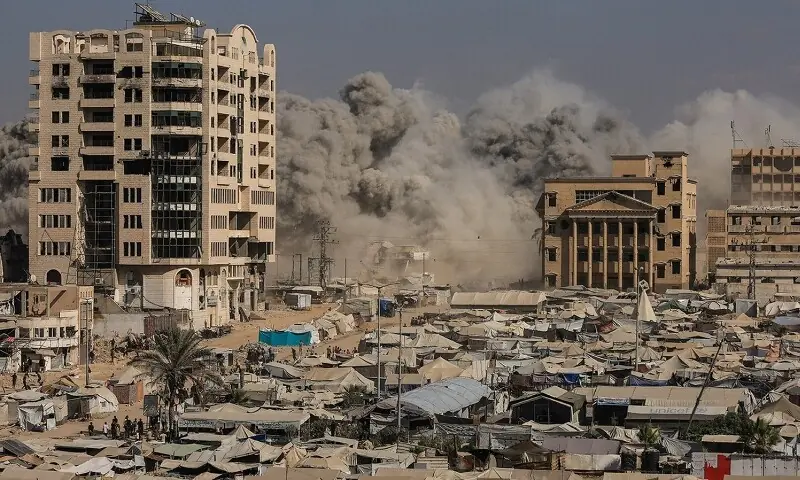 غزہ پر اسرائیلی حملوں کے دو سال مکمل، 66 ہزار سے زائد فلسطینی شہید، 92 فیصد عمارتیں تباہ